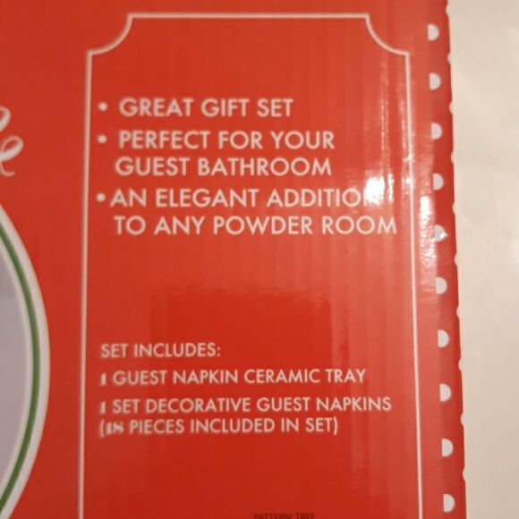 Winter Cheer Guest Napkin Tray - Picture 5 of 5